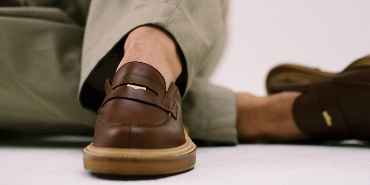 J.M. WESTON sacai Loafer 7 値下げ交渉可 Tan soft calf leather Loafer J.M. Weston x sacai