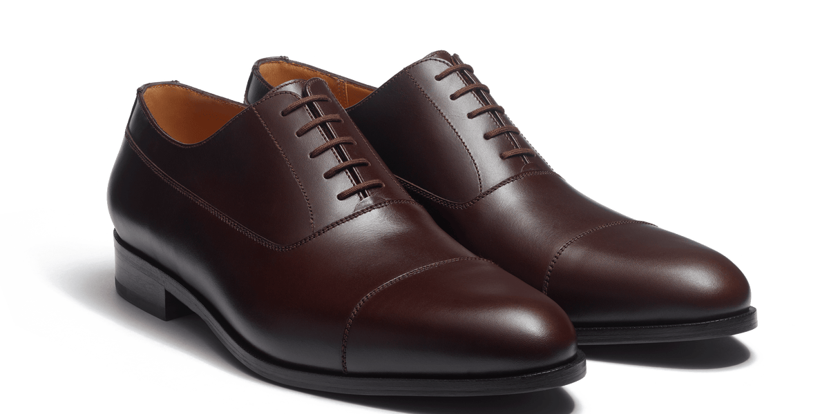 Men's Dark brown boxcalf West Oxford Shoe – J.M. Weston