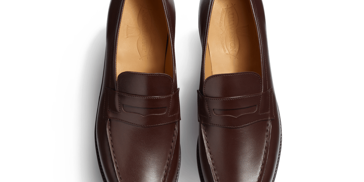 Women's Dark brown boxcalf 180 Loafer – J.M. Weston