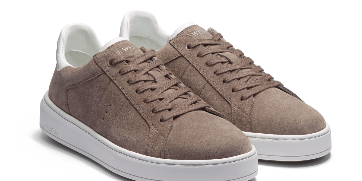 靴 J.M. WESTON #180 7D taupe-suede J.M.Weston | 180 Loafer Taupe Suede – OAKROOM