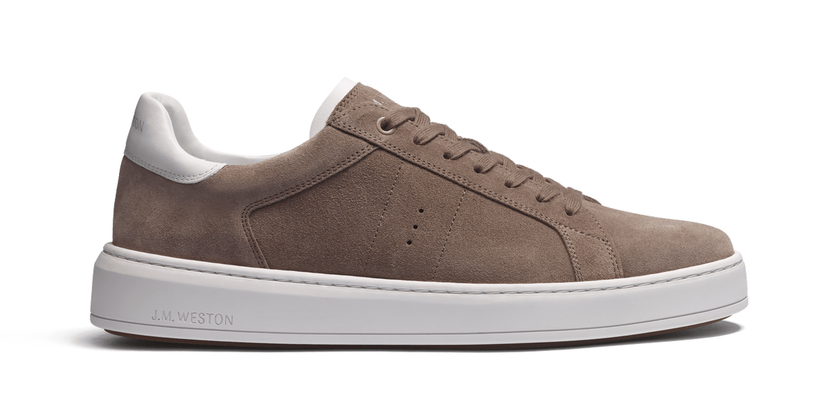 靴 J.M. WESTON #180 7D taupe-suede J.M.Weston | 180 Loafer Taupe Suede – OAKROOM
