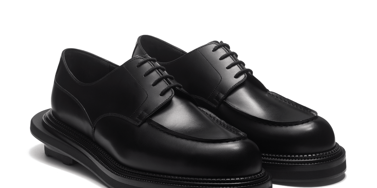 Men's Black Calfskin Derby golf J.M. Weston x sacai Men's Black Calfskin Derby golf J.M. Weston x sacai