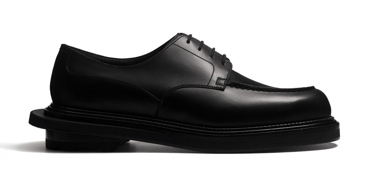 Men's Black Calfskin Derby golf J.M. Weston x sacai