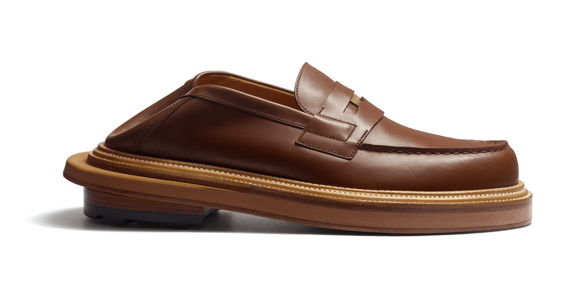 [週末セールJ.M. WESTON sacai Loafer Mule 5D 1541GPK1460DP-