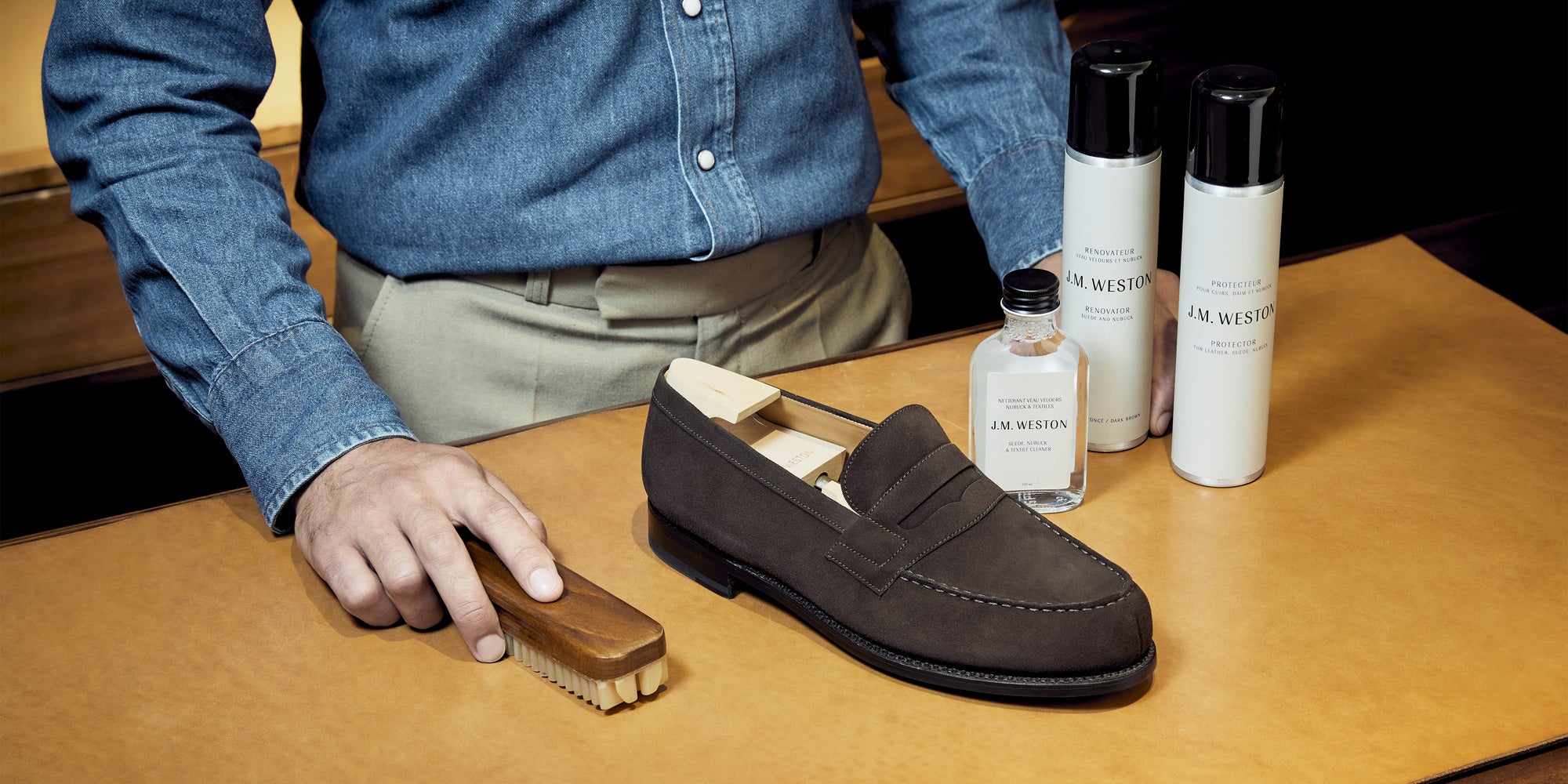 The art of maintaining suede shoes