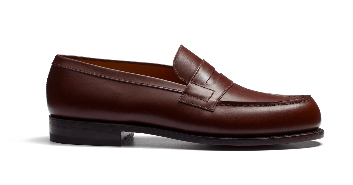 Men's Etrusco brown boxcalf 180 Loafer | J.M. Weston