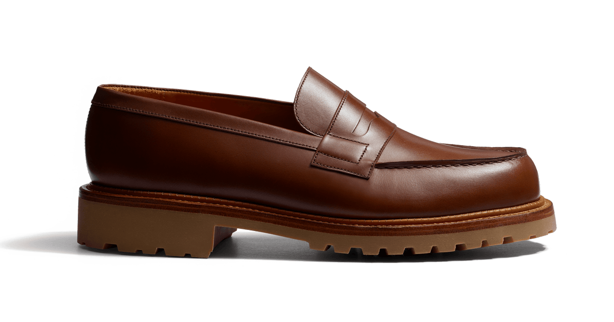 Men's Brown Boxcalf Commando 180 Loafer | J.M. Weston