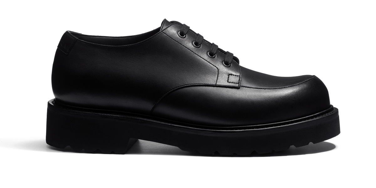 Men's Black soft calfskin Worker Derby Weston & Sons Boot with