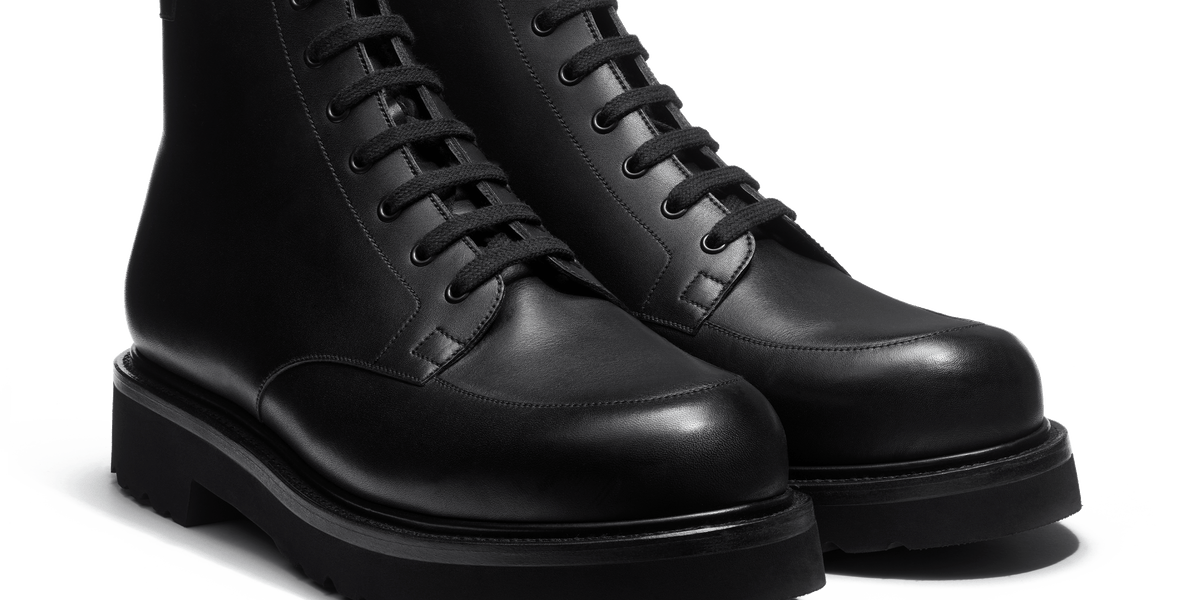 JWN John W. MSRamiro Leather Upper/Leather Lining ,Black Lace-up Ankle Bootie 11 GLEN | Zipper Sneaker Booties – LINEA Paolo Shoes main image 2