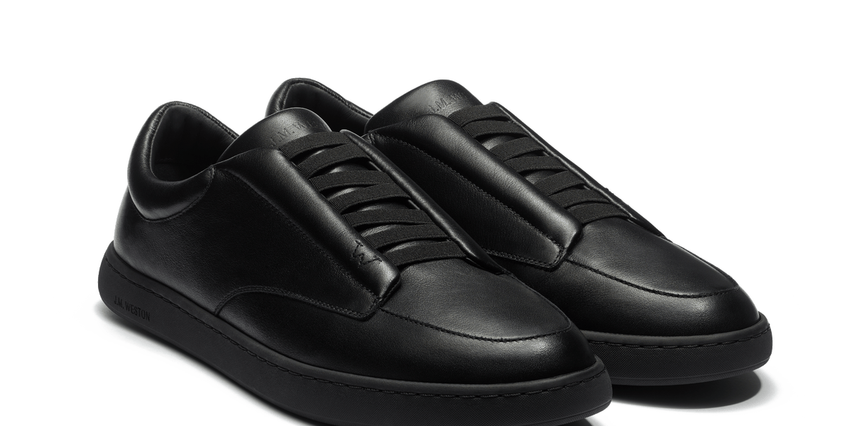 black leather dress sneakers Men nappa calfskin sneaker Strapless Corset Bodice Black size 8.0 E Size:US Size 16 picnic