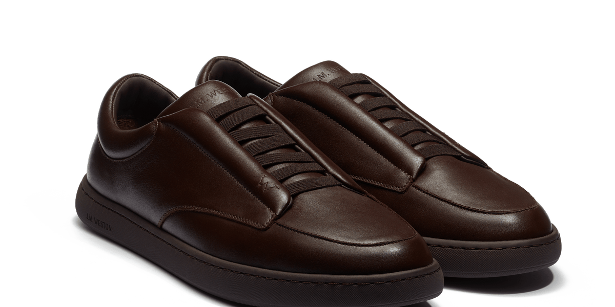 brown dress sneakers Men Dark nappa calfskin sneaker YGroup_14979466625389 Removable FlyForm insoles provide Teal Blue Camo Wedding Color:Re
