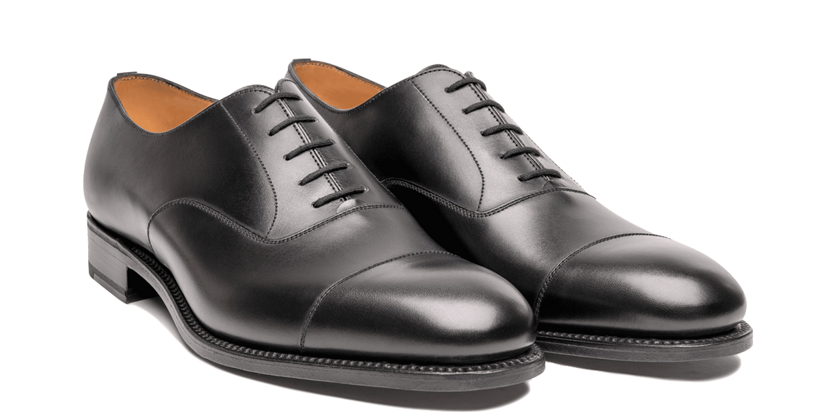 J.M. WESTON Cap toe oxford ＃300 Black 6D Men's Cap Toe Oxford ShoeBlack Leather – J.M. Weston