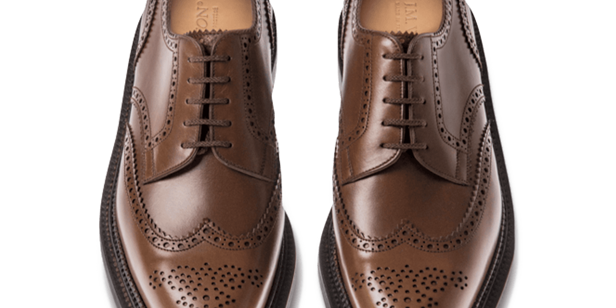 J.M. WESTON 4x4 Derby ブラウン 7ハーフ D J.M. WESTON 4x4 Leather Derby Shoes for Men | MR PORTER