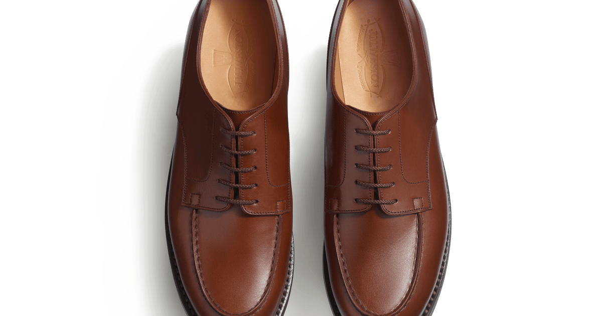 Men's Brown Leather Golf Derby | J.M. Weston