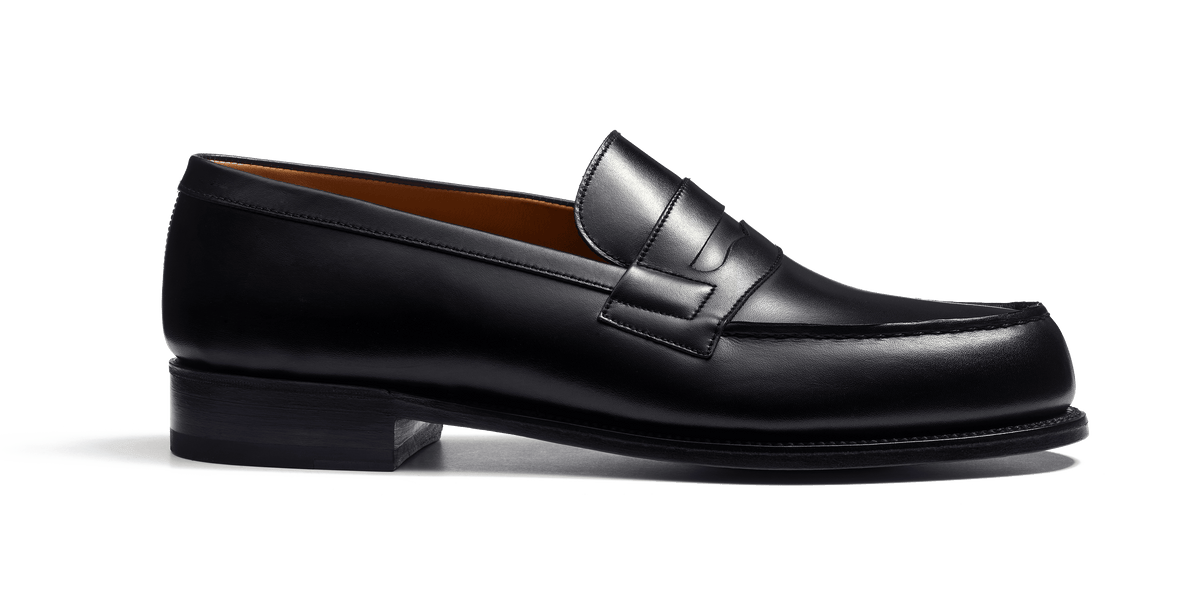 Men's Black Leather 180 Loafer – Weston - Main Image