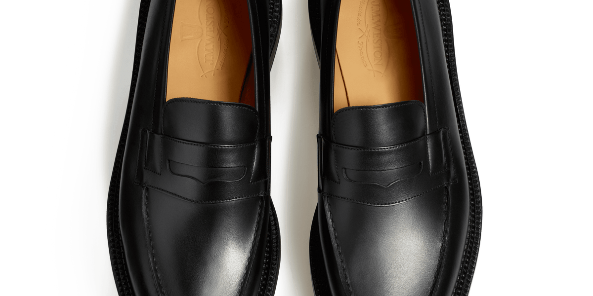 Men's Black Leather Triple Sole 180 Loafer – J.M. Weston Men's Black Leather Triple Sole 180 Loafer – J.M. Weston