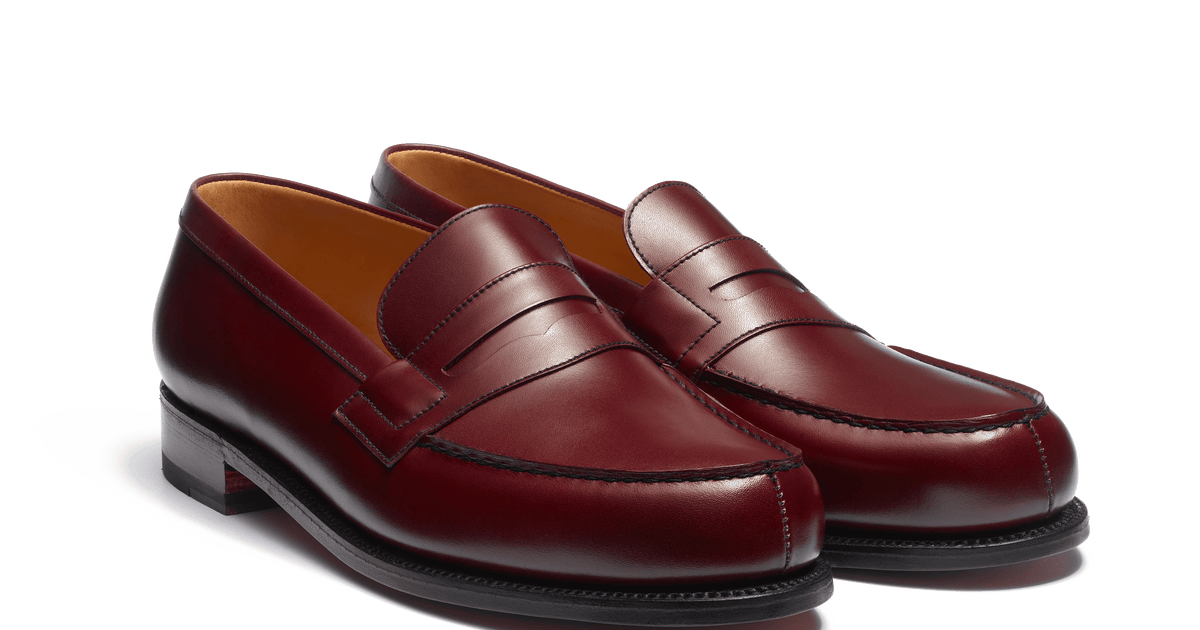 靴 J.M. WESTON Signature Loafer 5D Men's Red Leather 180 Loafer | J.M. Weston