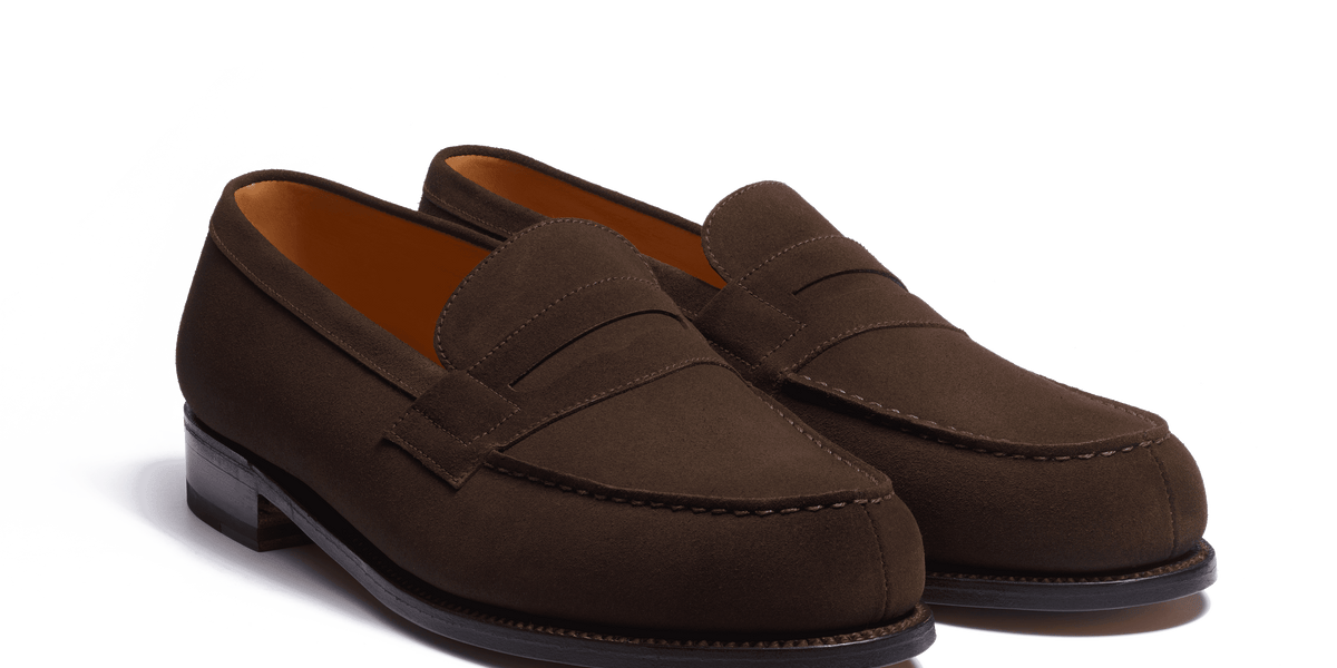 Men's Brown Suede 180 Loafer – J.M. Weston