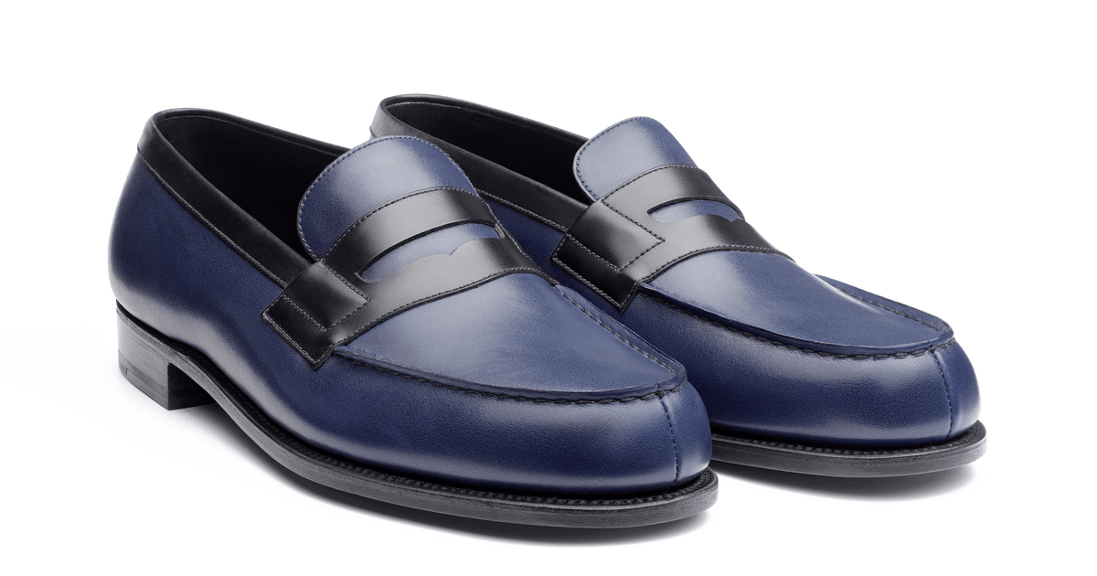 J.M. WESTON ローファー ネイビー 3/D 1141CSA1801FF-
