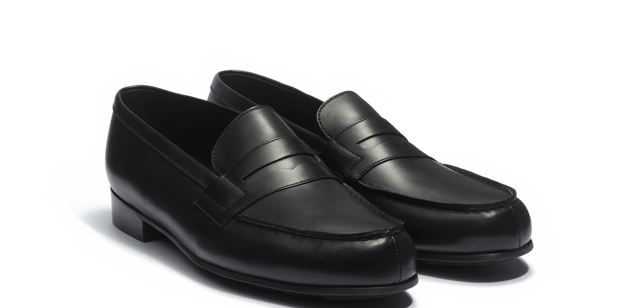 Men's Black Soft Calfskin 180 Light Loafer | J.M. Weston