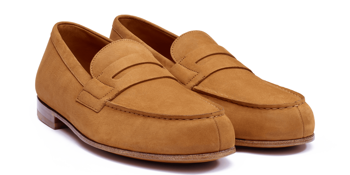 Men's Camel Nubuck Le Moc' Weston Loafer – J.M. Weston