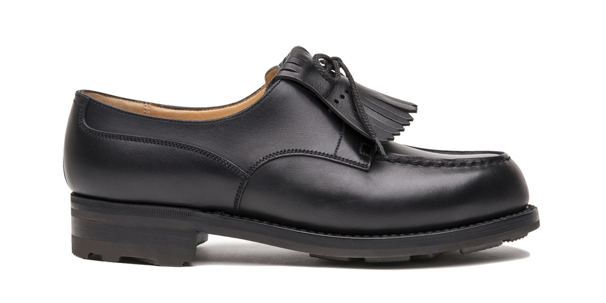 Women's Black boxcalf Golf Derby | J.M. Weston