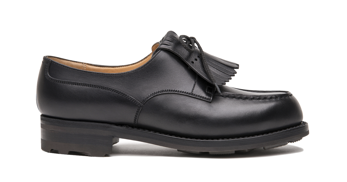 Women's Black boxcalf Golf Derby | J.M. Weston Women's Black boxcalf Golf Derby | J.M. Weston