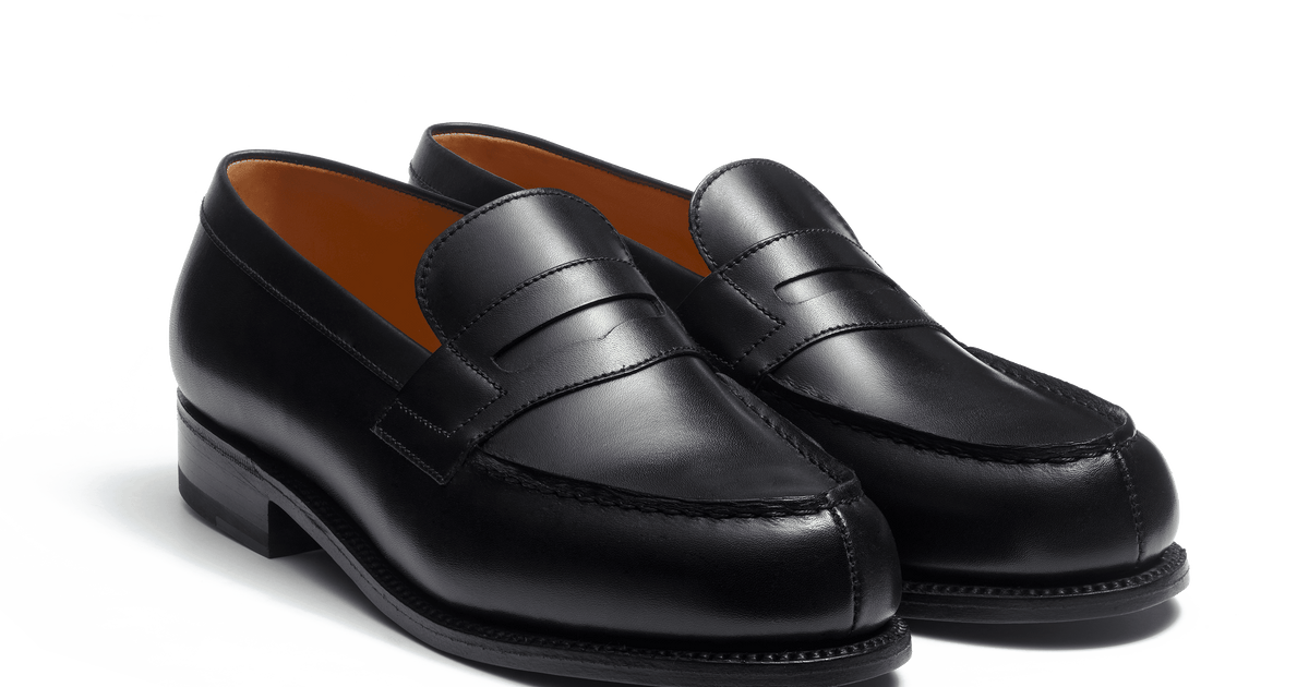 Women's Black Leather 180 Loafer | J.M. Weston