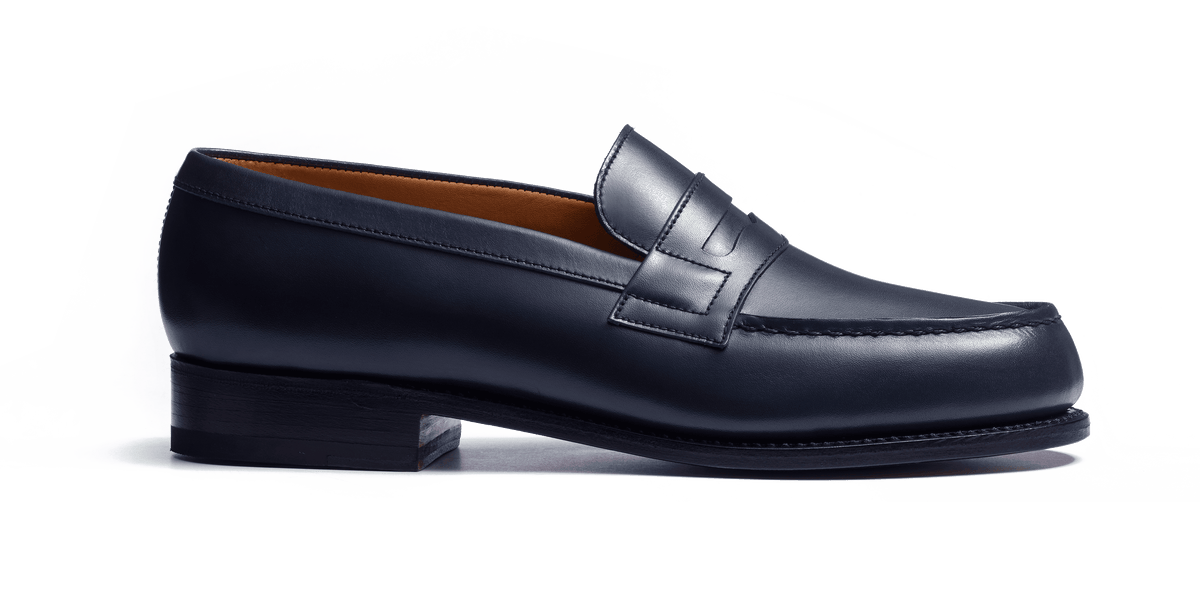 Women's Blue Leather 180 Loafer | J.M. Weston