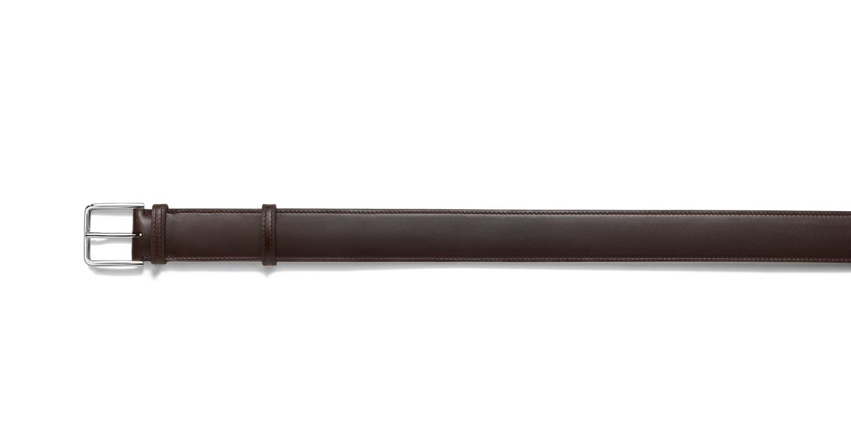 Signature Belt Dark brown boxcalf | J.M. Weston Signature Belt Dark brown boxcalf | J.M. Weston