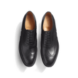Richelieu perforé [homme cuir veau box noir]