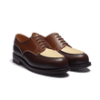 Derby Golf [homme cuir veau box mélèze bergeronnette et porcelaine]