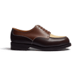 Derby Golf [homme cuir veau box mélèze bergeronnette et porcelaine]