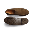 Derby Golf [homme cuir veau velours taupe]