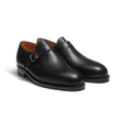 Derby simple boucle [homme cuir veau box noir]