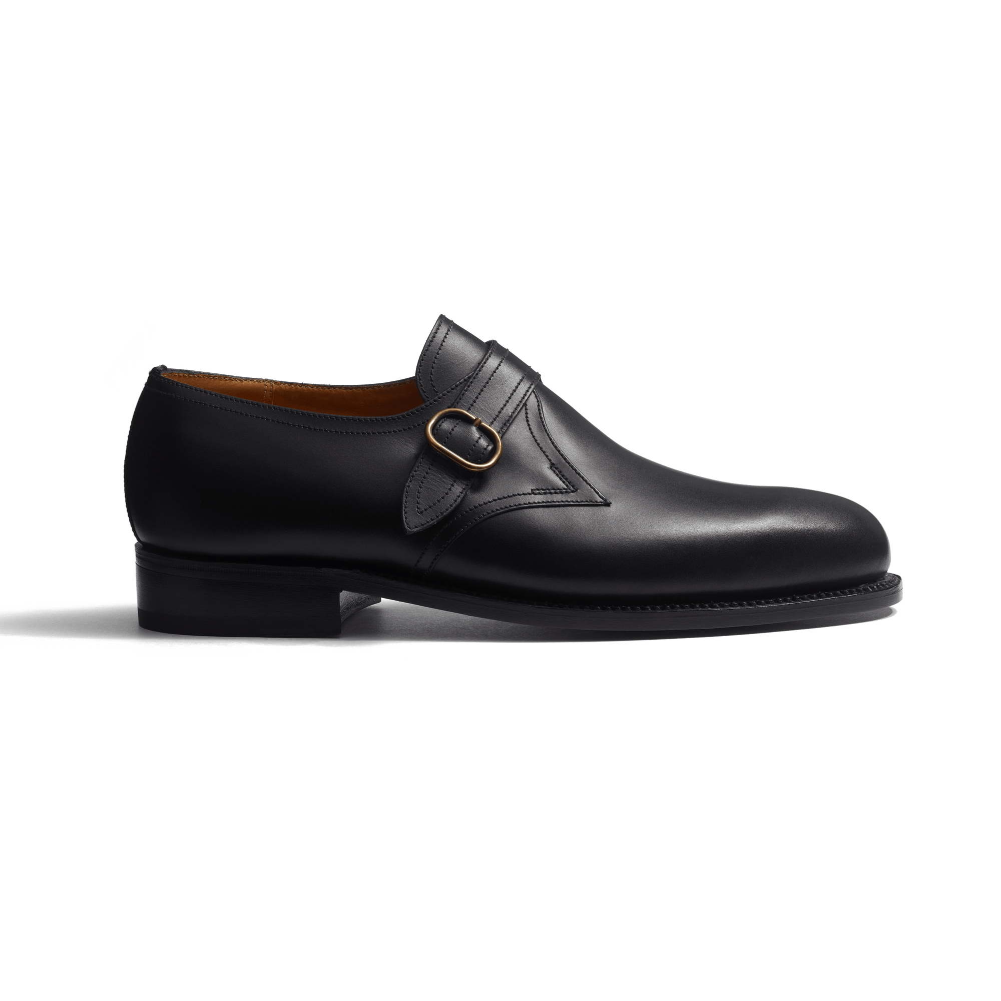 Simple buckle derby [Black boxcalf]