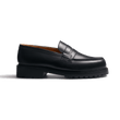 Mocassin 180 commando [homme cuir veau box noir]