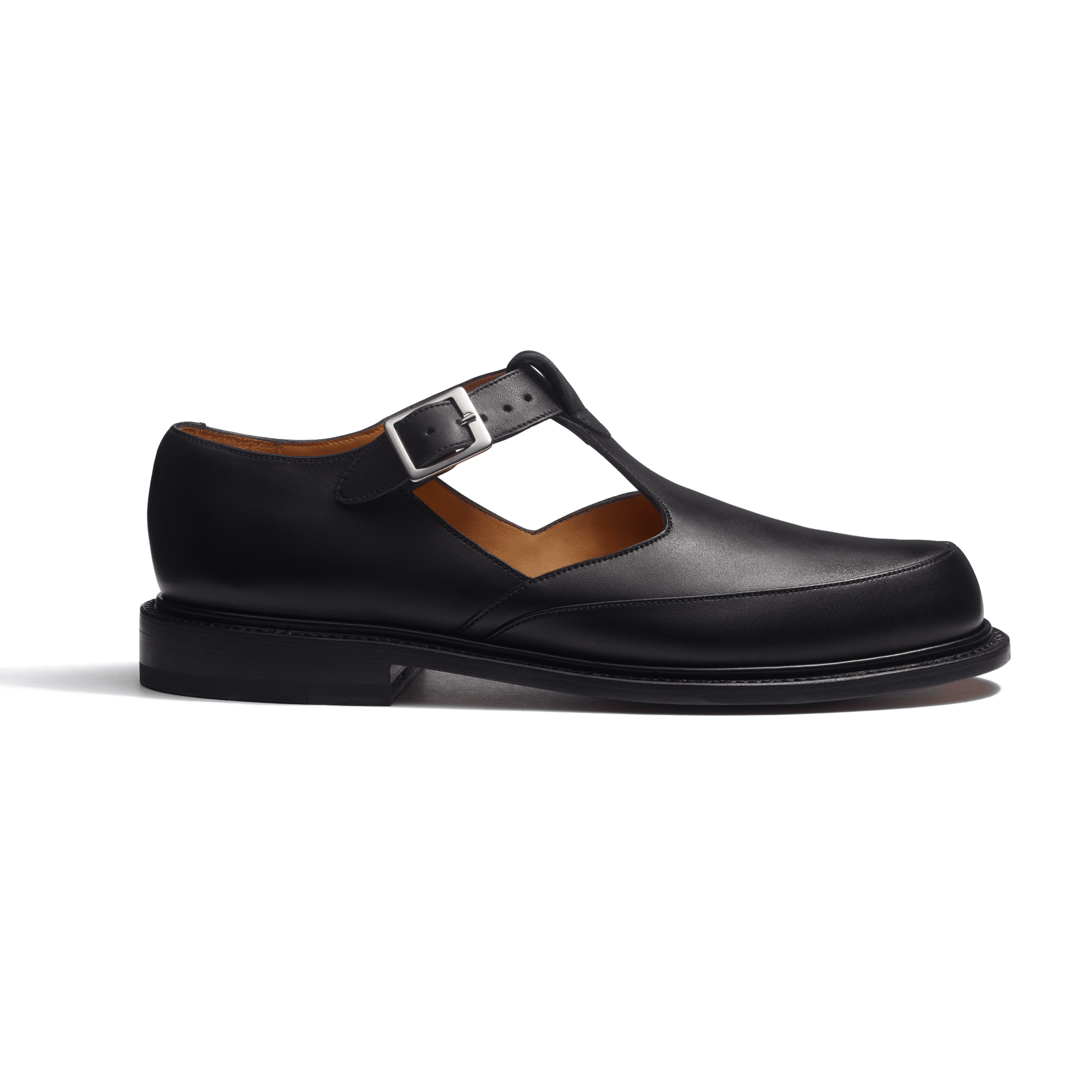 Salomé Sandal [Men black soft calfskin]