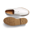 Derby bateau [homme cuir veau lisse blanc]
