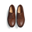 Derby bateau [homme cuir lisse marron chêne]