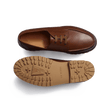 Derby bateau [homme cuir lisse marron chêne]