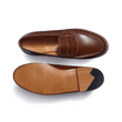 180 Loafer [Men Tan boxcalf with contrasted stiching]