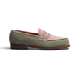 Mocassin 180 [homme Cuir veau velours rose clair parme et vieil or]