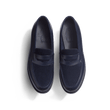 Mocassin 180 [homme cuir veau box marine & cuir veau velours marine]