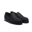 180 Loafer [Men Black with glitter effect goatskin]