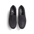 180 Loafer [Men Black with glitter effect goatskin]