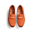 Le Moc' Weston Roland-Garros [homme nubuck orange détails cuir veau sport blanc]