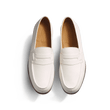 Le Moc' Weston [cuir veau grainé blanc]