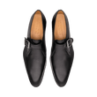 Derby boucle Flore [homme cuir lisse noir]