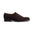 Richelieu cycliste Flore [homme cuir veau velours marron]